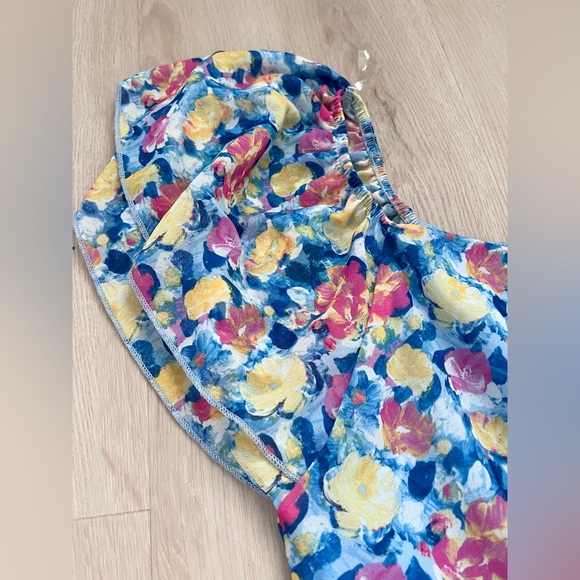 Peach Love California One Shoulder Dress - Picture 3 of 10